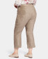 ფოტო #2 პროდუქტის Plus Size Slim Bootcut Pull-On Pants