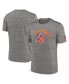ფოტო #4 პროდუქტის Men's Heather Charcoal Tampa Bay Buccaneers Throwback Sideline Performance T-shirt
