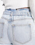 New Look paperbag waist jeans in light blue