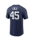 ფოტო #3 პროდუქტის Men's Gerrit Cole Navy New York Yankees Fuse Name and Number T-shirt