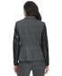 Фото #2 товара Women's Faux-Leather-Sleeve Blazer