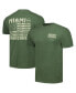 Фото #2 товара Men's Olive Miami Hurricanes OHT Military-Inspired Appreciation Comfort Colors T-shirt