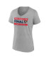 Women's Heather Gray Florida Panthers 2024 Stanley Cup Final Plus Size V-Neck Roster T-Shirt