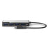 Фото #4 товара Alogic UCFUUA-SGR - USB 3.2 Gen 1 (3.1 Gen 1) Type-C - USB 3.2 Gen 1 (3.1 Gen 1) Type-A - 5000 Mbit/s - Black - Silver - 0.21 m - 301 mm
