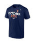 Фото #8 товара Men's Navy Houston Astros 2022 Postseason Locker Room T-shirt