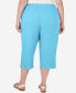 Фото #2 товара Plus Size Summer Breeze Double Gauze Capri Pants