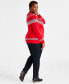Plus Size Novelty Pullover Sweater, Created for Macy's