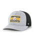 Men's Heathered Gray and Black Pittsburgh Steelers Motivator Flex Hat