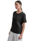 Women's Crewneck Embellished-Dolman-Sleeve Top