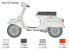 Italeri Motocicletta in kit da costruire 4633 Vespa 125 Primavera 1 9