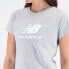 Фото #5 товара New Balance Essentials Stacked Logo CO AG T-shirt W WT31546AG