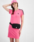 Фото #6 товара Women's Essentials 3-Stripes T-Shirt Dress