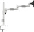 MultiBrackets Multibrackets M VESA Deskmount Officeline Single II White, Clamp/Bolt-through, 8 kg, 38.1 cm (15"), 76.2 cm (30"), 100 x 100 mm, White