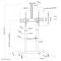 Neomounts by Newstar floor stand - 100 kg - 152.4 cm (60") - 2.54 m (100") - 200 x 200 mm - 1000 x 600 mm