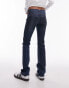 Topshop baby bootcut jeans in grunge wash