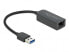 Фото #1 товара Delock 66646 - USB 3.2 Gen 1 - RJ45 - 0.16 m - Black