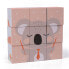 EUREKAKIDS Wooden cube puzzle - musical animals