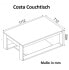 Couchtisch Costa Eiche