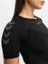 Фото #2 товара Hummel First seamless jersey short sleeve t-shirt in black