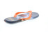 Фото #8 товара Rider R1 Blockbuster Back To The Future Mens Orange Flip-Flops Sandals Shoes