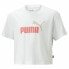 Детский Футболка с коротким рукавом Puma Logo Cropped Белый