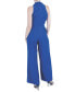 Фото #2 товара Women's Notched-Collar Jumpsuit