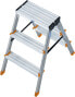 Фото #1 товара Krause 120397 - Aluminium - Aluminium - Black - Orange - 3 steps - TUV - EN 131 - 650 mm - 2.4 kg