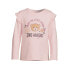 Garanimals T-Shirt Toddler Girl Size 4T Pink Long Sleeve Pullover Cotton Blend