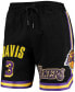 Фото #3 товара Men's Anthony Davis Black Los Angeles Lakers Player Shorts