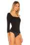 Фото #2 товара L'Agence Women's Angel Square Neck Bodysuit size M