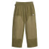 Фото #1 товара Puma Downtown Corduroy Drawstring Pants Womens Brown Casual Athletic Bottoms 621