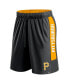 Men's Black Pittsburgh Pirates Win the Match Defender Shorts