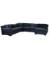 Фото #3 товара Marristin 148" 4-Pc. Fabric Chaise Sectional, Created for Macy's