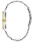 ფოტო #3 პროდუქტის Men's Two-Tone Stainless Steel Bracelet Watch 41mm Gift Set