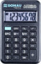 Фото #1 товара Калькулятор карманный Donau TECH, 8-значный дисплей, размеры 97x60x11 мм, черный