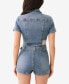 ფოტო #2 პროდუქტის Women's Short Sleeve Romper