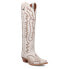 Фото #2 товара Dan Post Boots Josie Embroidered Snip Toe Cowboy Womens White Casual Boots DP51