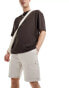 ASOS DESIGN heavyweight cargo shorts in beige