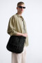 Фото #4 товара Плетеная сумка-шопер ZARA