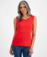 ფოტო #1 პროდუქტის Women's Sweetheart-Neck Sleeveless Top, XS-4X, Created for Macy's