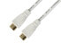 Фото #1 товара Кабель HDMI Techly ICOC-HDMI-4-005NWT - 0.5 м - HDMI Type A (Стандартный) - HDMI Type A (Стандартный) - 3D - Канал возвращения аудиосигнала (ARC) - Белый