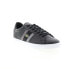 Фото #3 товара Lacoste Grad Vulc 120 2 P SMA Mens Black Leather Lifestyle Sneakers Shoes