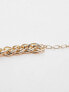 Фото #5 товара Topshop Nico oversized curb chain necklace in gold tone