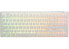 Ducky One 3 Classic Pure White TKL Gaming Tastatur RGB LED - MX-Red - USB - Mechanical - RGB LED - White