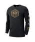 ფოტო #3 პროდუქტის Men's Black Charlotte Hornets 2022/23 City Edition Essential Expressive Long Sleeve T-shirt