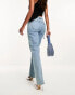 Фото #3 товара ASOS DESIGN mid rise straight jeans in vintage lightwash