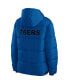 ფოტო #4 პროდუქტის Women's Royal Philadelphia 76ers Plush Puffer Full-Zip Jacket