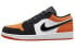 Кроссовки Nike Air Jordan 1 Low Shattered Backboard (Белый, Оранжевый, Черный)