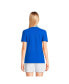 Фото #2 товара Women's Mesh Cotton Short Sleeve Polo Shirt