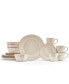 Фото #2 товара Belle Ivory 16 Pc. Dinnerware Set, Service for 4